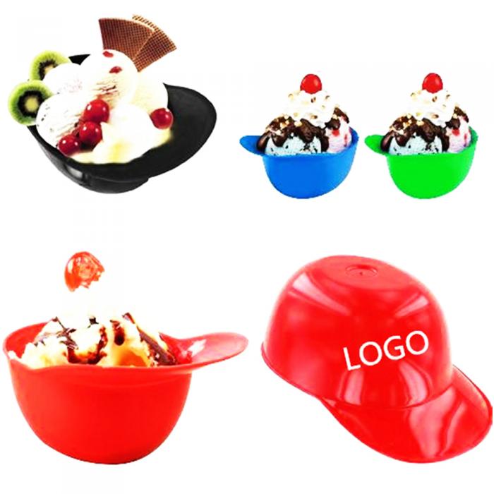 8oz Mini Baseball Helmet Ice Cream Bowl