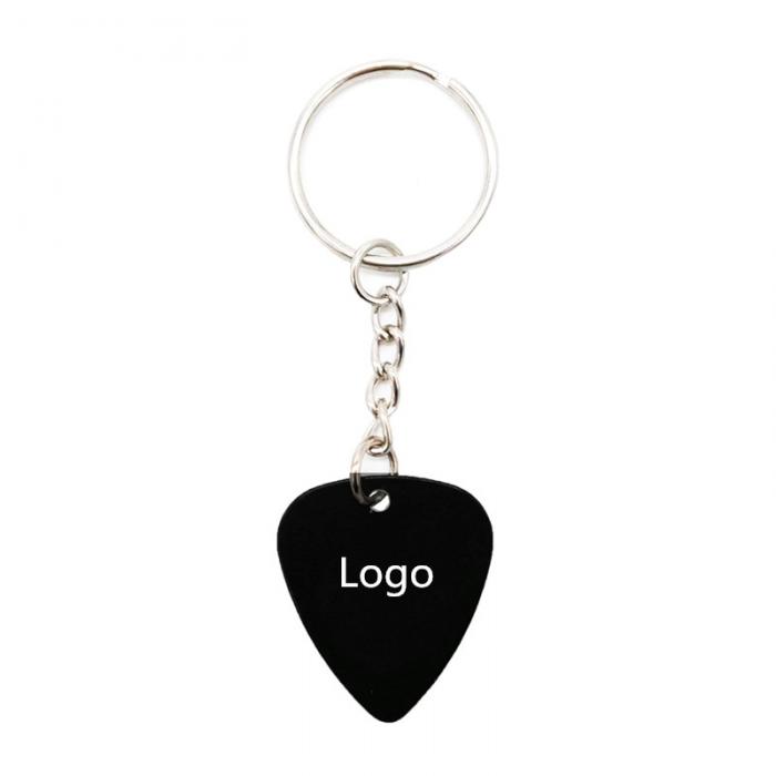 Double Sided Guitar Pick Keychain-EVKM6096