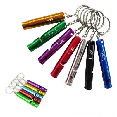 Metal Whistle Survival Keychain -EVKM6012