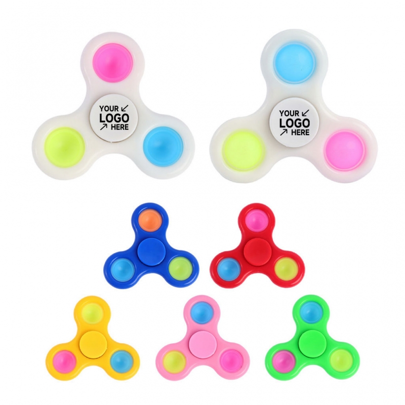 3-Bubble Fidget Pop & Spin Toy