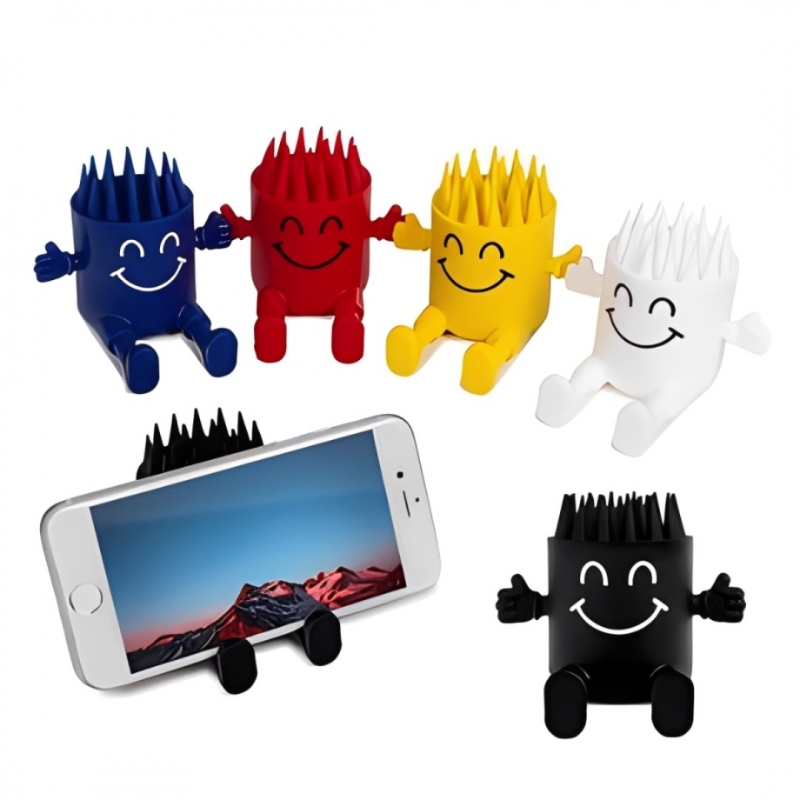 Spiky Hair Gug Silicone Phone Stand Spiky Hair Gug Silicone Phone Stand