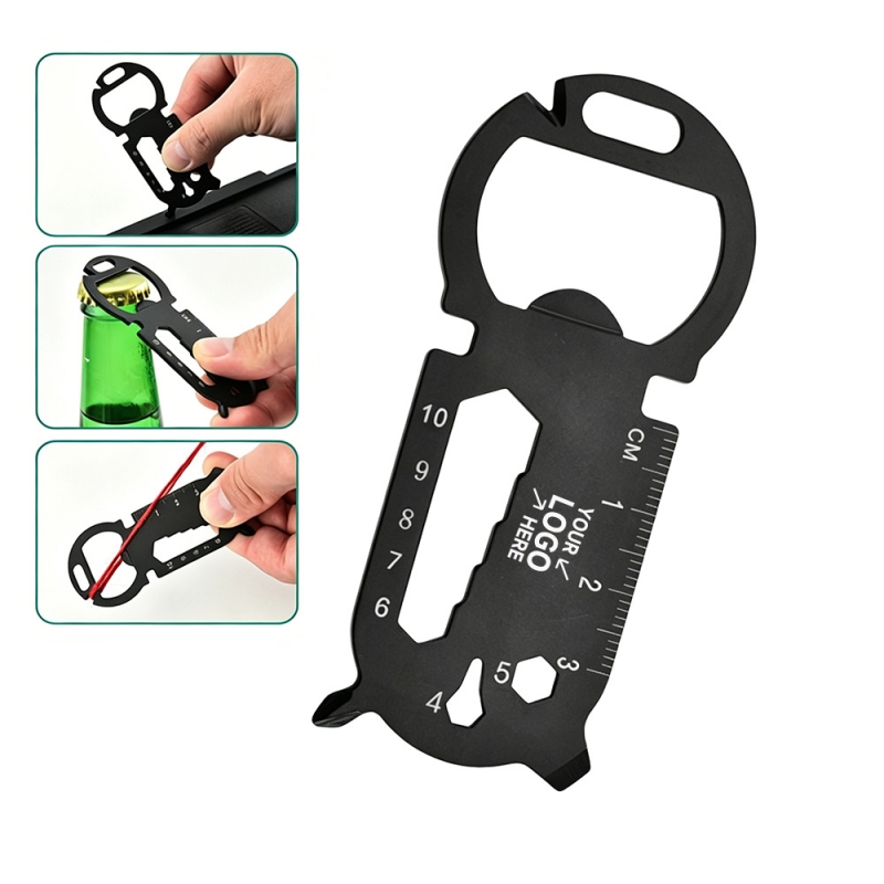 Multi-Tool Bottle Opener Keychain