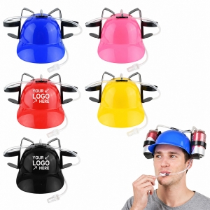 Beer Drinking Hat Party Guzzler Helmet