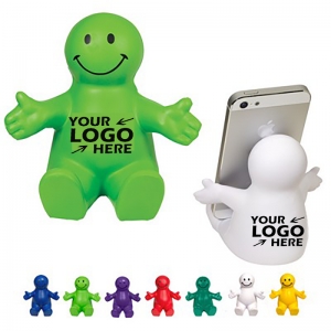 Smiley Face Guy Stress Reliever Phone Holders