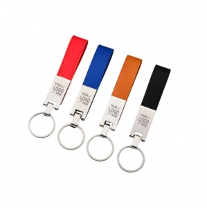Leather Strap Keychain