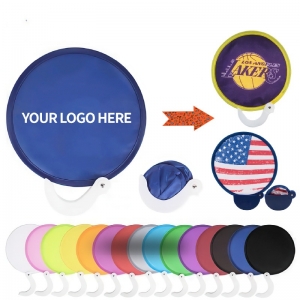 Polyester Round Foldable Fan