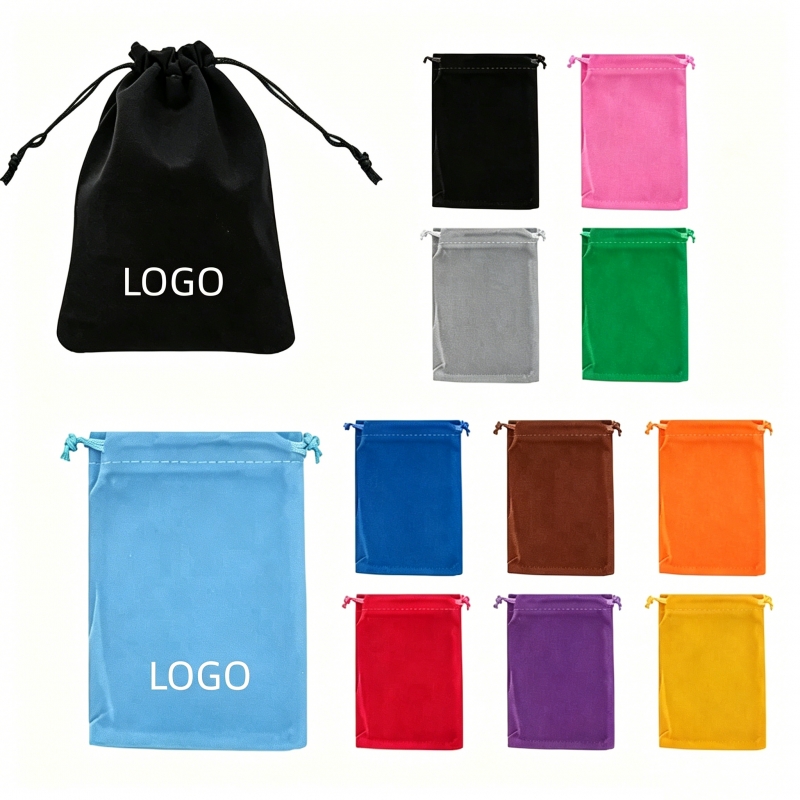 4” x 6” Flannel Drawstring Bag