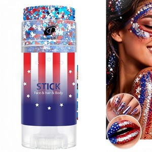 Multi-Use Patriotic Glitter Stick