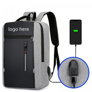Oxford Cloth Rechargeable Laptop Backpack