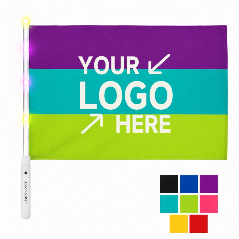 Light Up Handheld Flags