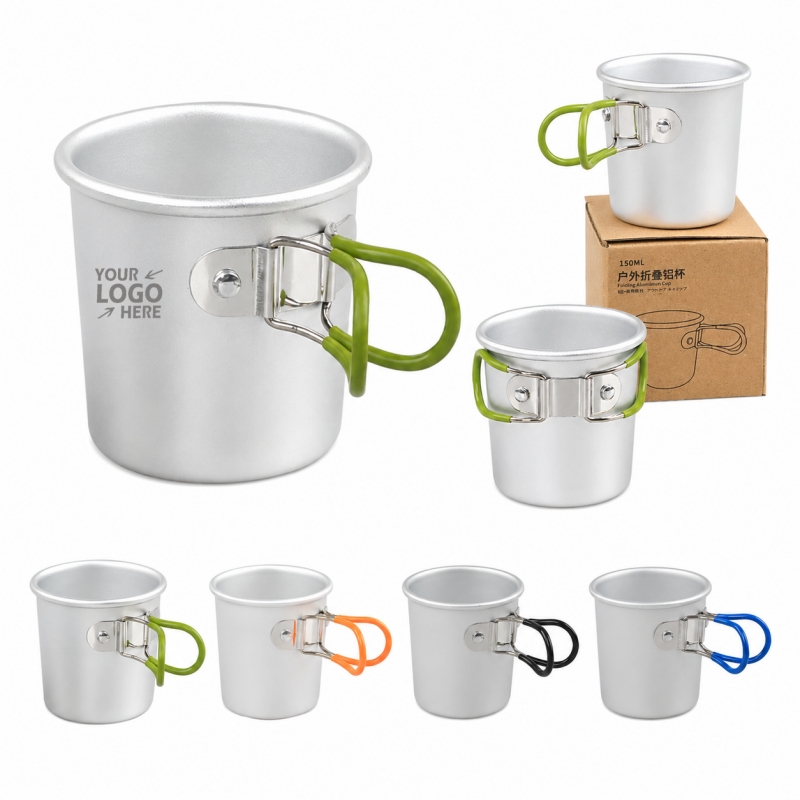 Outdoor Camping Folding Aluminum Mug Outdoor Camping Folding Aluminum Mug