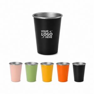 12oz Stainless Steel Sports Beer Pint Cup
