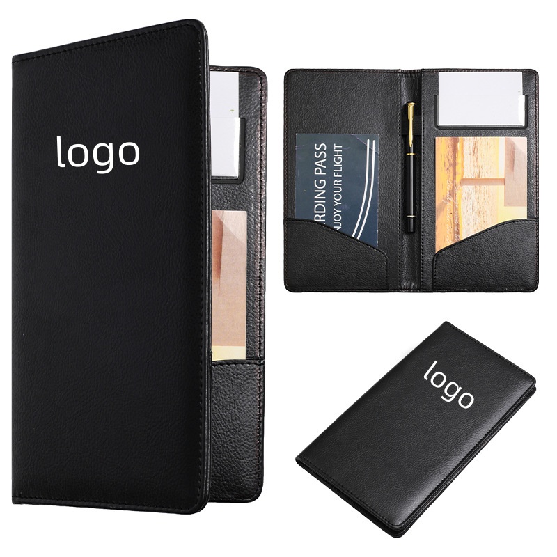 Leather Menu Note Holder Leather Menu Note Holder
