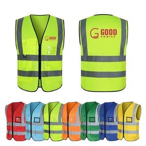 Reflective Safety Vest with Pockets Reflective Safety Vest with Pockets