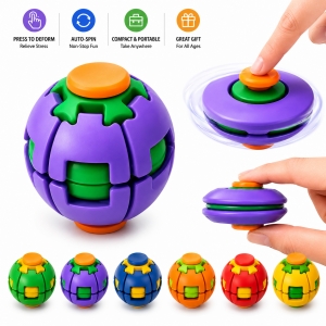 3D Press & Spin Fidget Ball
