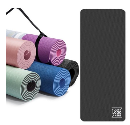 Yoga Mat With Strap: 4mm Mat