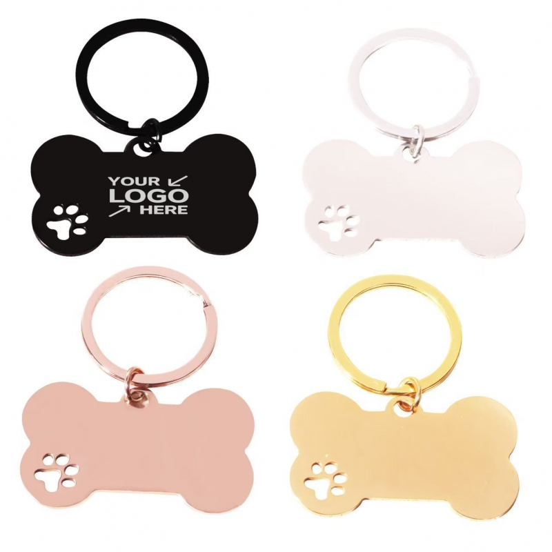 Stainless Steel Bone-Shaped Pet ID Tag Stainless Steel Bone-Shaped Pet ID Tag