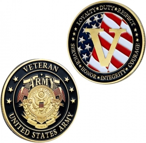1 3/4 Brass Challenge Coin
